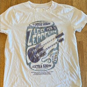 Abercrombie Kids White Graphic Tee